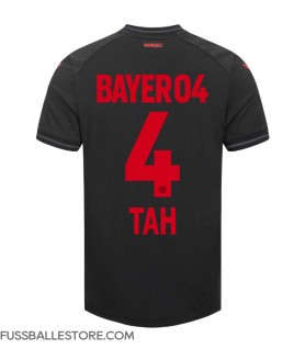 Günstige Bayer Leverkusen Jonathan Tah #4 Heimtrikot 2023-24 Kurzarm